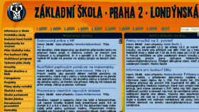 What Londynska.cz website looked like in 2018 (6 years ago)