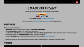 What Lmaobox.net website looked like in 2018 (6 years ago)