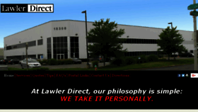 What Lawlerdirect.com website looked like in 2018 (6 years ago)