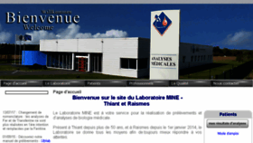 What Labomine.fr website looked like in 2018 (6 years ago)