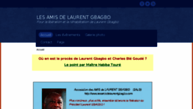 What Lesamisdelaurentgbagbo.com website looked like in 2018 (6 years ago)