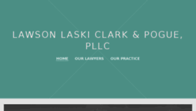 What Lawsonlaski.com website looked like in 2018 (6 years ago)