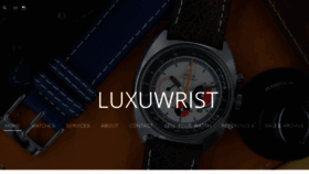 What Luxuwrist.com website looked like in 2018 (6 years ago)