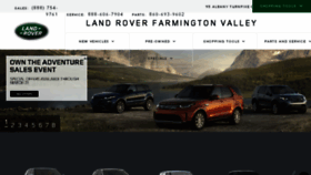 What Landroverfarmingtonvalley.com website looked like in 2018 (6 years ago)