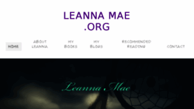 What Leannamae.org website looked like in 2018 (6 years ago)