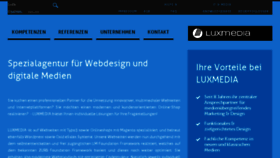 What Lux-media.de website looked like in 2018 (6 years ago)