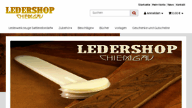 What Lederwerkzeugladen-chiemgau.de website looked like in 2018 (6 years ago)