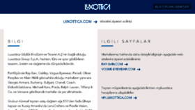 What Luxottica.com.tr website looked like in 2018 (6 years ago)
