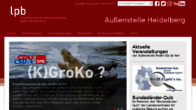 What Lpb-heidelberg.de website looked like in 2018 (6 years ago)