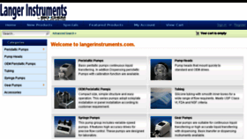What Langerinstruments.com website looked like in 2018 (6 years ago)
