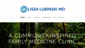 What Lissalubinskimd.com website looked like in 2018 (6 years ago)
