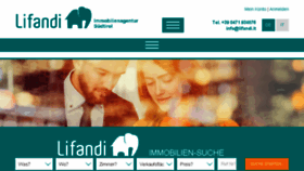 What Lifandi.it website looked like in 2018 (6 years ago)