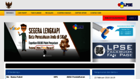 What Lpse.gorontaloprov.go.id website looked like in 2018 (6 years ago)