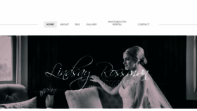 What Lindsayrossman.com website looked like in 2018 (6 years ago)