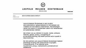 What Leopoldmeijnenoosterbaan.nl website looked like in 2018 (6 years ago)