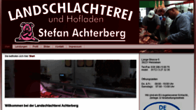 What Landschlachtereiachterberg.de website looked like in 2018 (6 years ago)