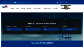 What London-move.com website looked like in 2018 (6 years ago)