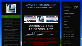 What Leusmann24.de website looked like in 2018 (6 years ago)