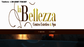 What Labellezzaspa.it website looked like in 2018 (6 years ago)