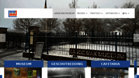 What Langemaxmuseum.be website looked like in 2018 (6 years ago)