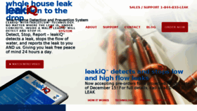 What Leakiq.com website looked like in 2018 (6 years ago)