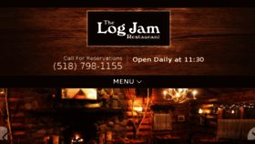 What Logjamrestaurant.com website looked like in 2018 (6 years ago)
