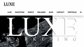 What Luxemarketing.us website looked like in 2018 (6 years ago)