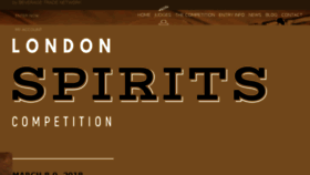 What Londonspiritscompetition.com website looked like in 2018 (6 years ago)