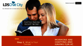 What Ldschatcity.com website looked like in 2018 (6 years ago)