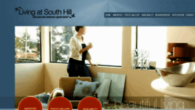What Livingatsouthhill.com website looked like in 2018 (6 years ago)