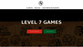 What Level7games.com website looked like in 2018 (6 years ago)