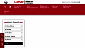 What Luthernissan.com website looked like in 2018 (6 years ago)