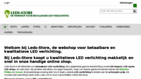 What Leds-store.be website looked like in 2018 (6 years ago)