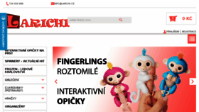 What Larichi.cz website looked like in 2018 (6 years ago)