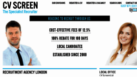 What Londonrecruitmentagency.com website looked like in 2018 (6 years ago)