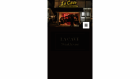 What Lacaverestaurant.com website looked like in 2018 (6 years ago)