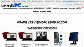 What Levnapc.com website looked like in 2018 (6 years ago)