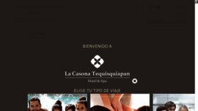 What Lacasonatequisquiapan.com website looked like in 2018 (6 years ago)