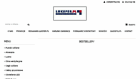 What Luksfer.pl website looked like in 2018 (6 years ago)