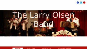 What Larryolsenband.com website looked like in 2018 (6 years ago)