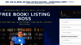 What Listingbossbook.com website looked like in 2018 (6 years ago)