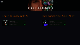 What Loxchatterbox.com website looked like in 2018 (6 years ago)