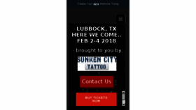 What Lubbocktattooexpo.com website looked like in 2018 (6 years ago)
