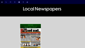 What Localnewspapers.today website looked like in 2018 (6 years ago)