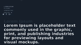 What Loremipsum.io website looked like in 2018 (6 years ago)