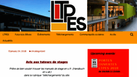 What Ltpes.lu website looked like in 2018 (7 years ago)
