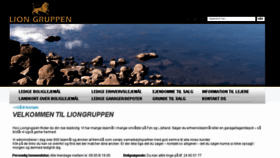 What Liongruppen.dk website looked like in 2018 (6 years ago)