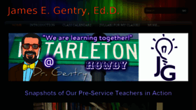 What Learningwithjamesgentry.com website looked like in 2018 (6 years ago)