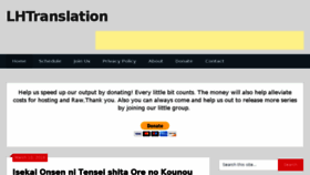 What Lhtranslation.net website looked like in 2018 (6 years ago)