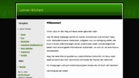 What Lehrer-wichert.de website looked like in 2018 (6 years ago)